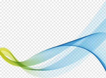 Blue-green Color, Color science and technology lines background, blue and green wave, template, blue, color Splash png