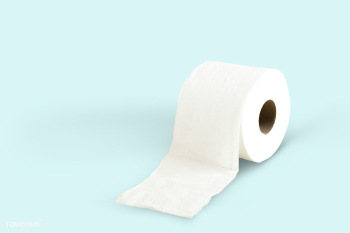 Toilet paper on a blue background | Free  psd mockup - 2293474