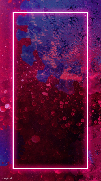 Neon rectangle pinkframe on coronavirus background teamplate | Free  illustration - 2312785