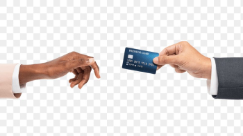 Png Credit card finance mockup held by a handâ¦ | Free stock illustration | High Resolution graphic