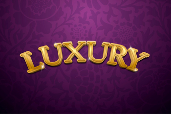 Luxury 3D text in gold fancy typographyâ¦ | Free stock illustration | High Resolution graphic