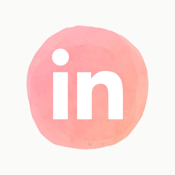 LinkedIn logo vector in watercolor design.â¦ | Free stock illustration | High Resolution graphic