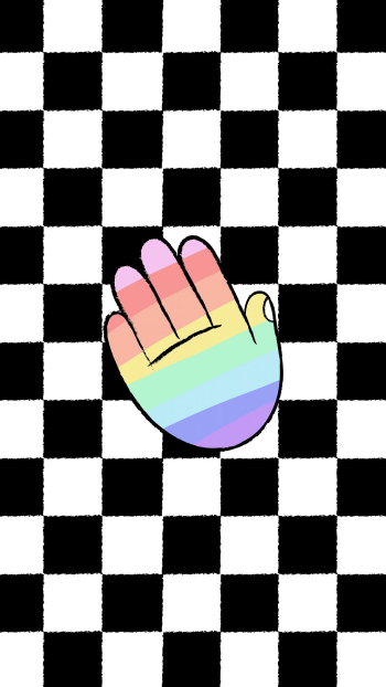 White checkered mobile wallpaper, LGBTQ+ | Free Vector - rawpixel