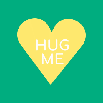 Heart love graphic, hug me, | Free Photo - rawpixel