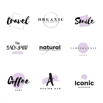 Collection of logos and branding vector | Free stock vector - 466525