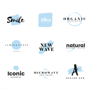 Collection of logos and branding vector | Free stock vector - 466578