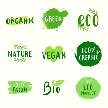 Collection of environmental friendly typograp.. | Free stock vector - 472643