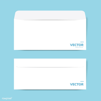 Paper envelope design mockup vector | Free stock vector - 496499