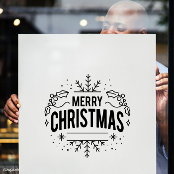 Christmas holiday greeting design mockup | Free stock psd mockup - 516279