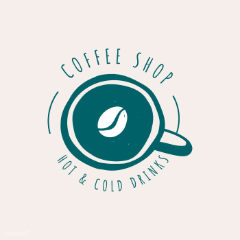 Coffee shop cafe logo vector | Free stock vector - 520746