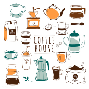 Cafe and coffee house pattern vector | Free stock vector - 520748