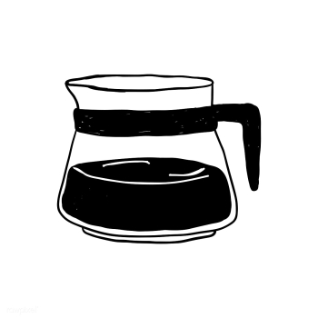 Pot of hot coffee icon vector | Free stock vector - 520818