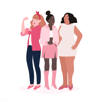 Group of strong women vector | Free stock vector - 524179