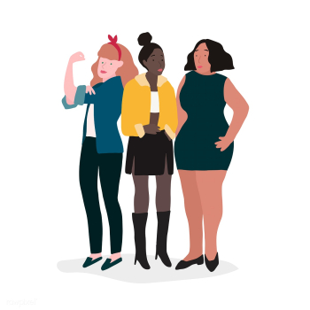 Group of strong women vector | Free stock vector - 524197