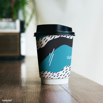 Disposable coffee paper cup mockup design | Free stock psd mockup - 533985