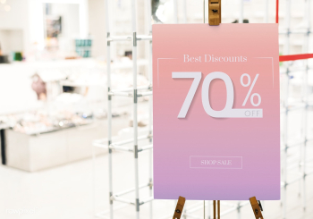 Sale up to 70% off poster mockup | Free stock psd mockup - 534747