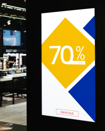 Sale up to 70% off poster mockup | Free stock psd mockup - 534829
