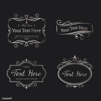 Vintage ornamental banners | Free stock vector - 554001