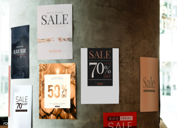 Discount sale posters | Free stock psd mockup - 555861