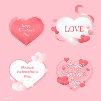 Valentine's day illustration icons | Free stock vector - 558424