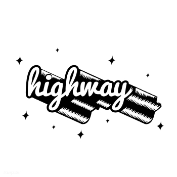 Highway typography | Free stock vector - 575162