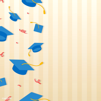 Graduation hats frame | Free stock vector - 575244