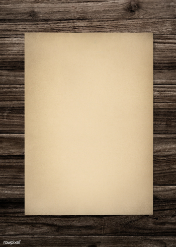 Paper mockup on wood background | Free stock psd mockup - 578700