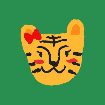 Chinese tiger year clipart, yellow | Free Vector Illustration - rawpixel
