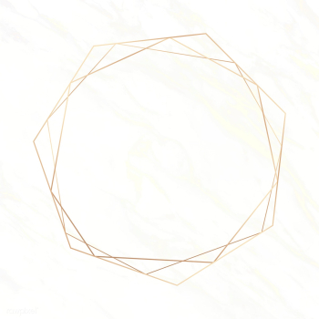 Elegant hexagon frame | Free stock vector - 588612