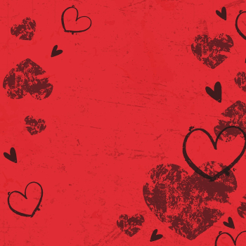 Valentine's day background border, heart | Free Vector - rawpixel