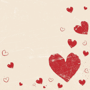 Red heart border background, Valentine's | Free Vector - rawpixel