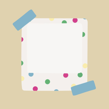 Polka dot frame, instant photo | Free Vector - rawpixel