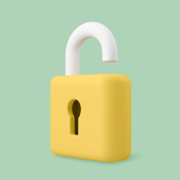3D unlock clipart, data security | Free Photo - rawpixel