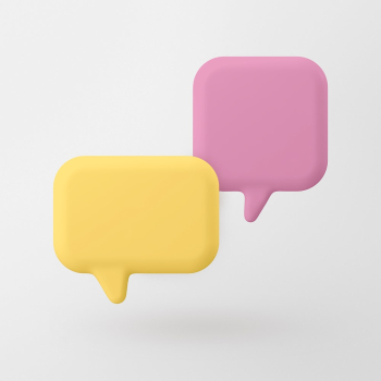 3D speech bubble stickers, digital | Free Photo - rawpixel