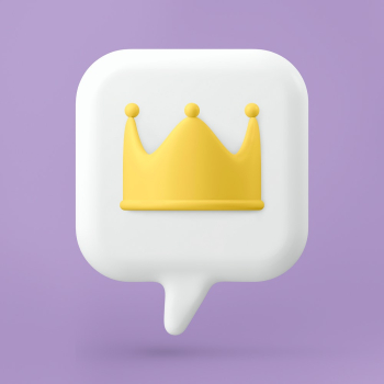 Crown ranking, 3D clipart, social | Free Photo - rawpixel
