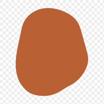 Orange blob png sticker on transparent | Free PNG - rawpixel