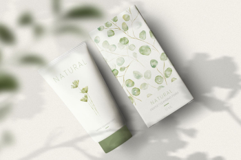 Cosmetic packaging, botanical green design | Free Photo - rawpixel