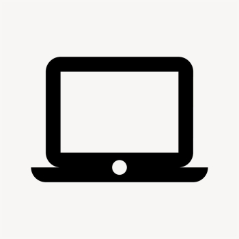 Laptop Mac, hardware icon, filled | Free Icons - rawpixel
