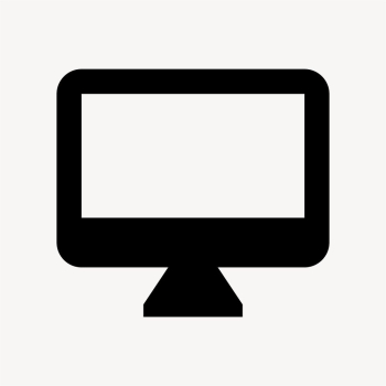 Desktop Mac, hardware icon, filled | Free Icons - rawpixel