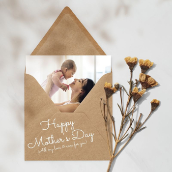 Mother's day post template, autumn | Free Vector Template - rawpixel