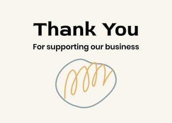 Thank you business template, cute | Free PSD Template - rawpixel