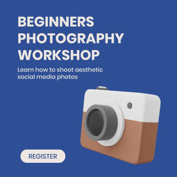 Photography workshop template, online course | Free Vector Template - rawpixel