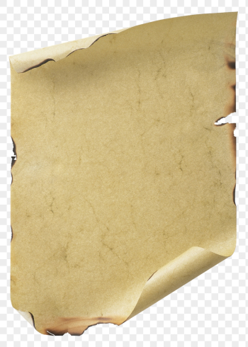 Burnt paper png, vintage scroll | Free PNG - rawpixel