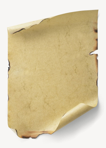 Burnt paper, vintage scroll layer | Free PSD Mockup - rawpixel