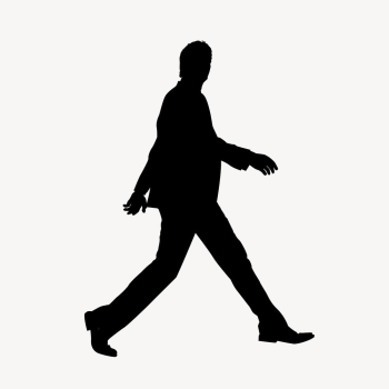 Businessman walking towards success silhouette | Free Vector - rawpixel