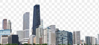 Cityscape skyline png border, architecture | Free PNG - rawpixel