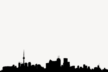 Shanghai skyline silhouette  border, | Free PSD - rawpixel