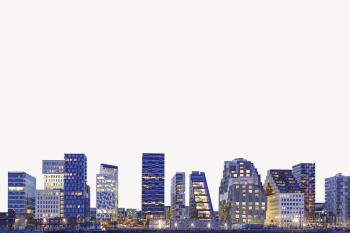 City skyline background, architecture buildings | Free PSD - rawpixel