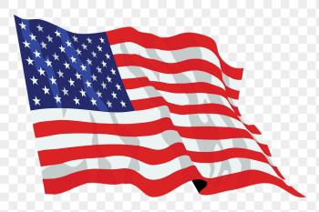 American flag png sticker illustration, | Free PNG - rawpixel