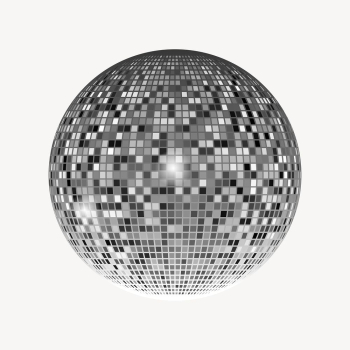 Mirror ball clipart, object illustration | Free Vector - rawpixel